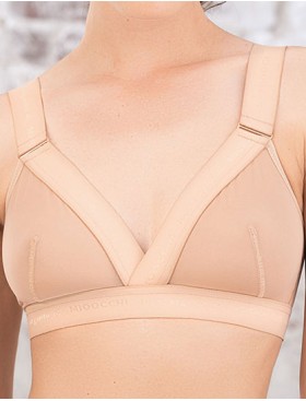 Мягкий бралетт без косточек Mioocchi X-FACTOR 8154 nudo, Цвет: nudo (телесный), Размеры: S