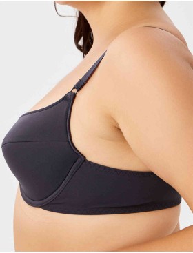 Бюстгальтер с уплотненной чашкой Misstyle 4115 / 415 антрацит, Цвет: антрацит, Размеры: 90A, изображение 7