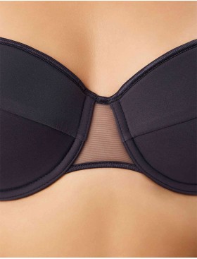 Бюстгальтер с уплотненной чашкой Misstyle 4115 / 415 антрацит, Цвет: антрацит, Размеры: 90A, изображение 4