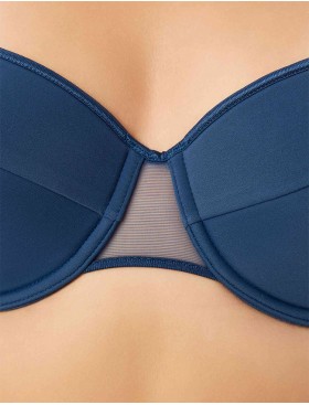 Бюстгальтер с уплотненной чашкой Misstyle 4115 / 415 французский синий, Цвет: французский синий, Размеры: 80C, изображение 4