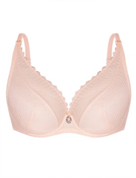 Кружевной бюстгальтер бралетт Mefemi KAYLA M bralette пудра, Цвет: пудра, Размеры: 95E, изображение 8