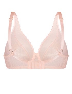 Кружевной бюстгальтер бралетт Mefemi KAYLA M bralette пудра, Цвет: пудра, Размеры: 95E, изображение 9