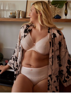 Кружевной бюстгальтер бралетт Mefemi KAYLA M bralette пудра, Цвет: пудра, Размеры: 95E, изображение 7