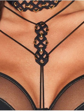 Бюстгальтер полупоролон Novika ADELLE N02 PU черный, Цвет: черный, Размеры: 90H, изображение 4