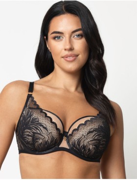 Бюстгальтер полупоролоновый Subtille ELZA semi-soft черный+бежевый, Цвет: черный+бежевый, Размеры: 85F, изображение 3