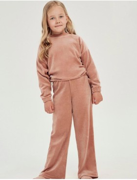 Велюровый домашний костюм Taro 3037/3049 BELLE, Цвет: бежевый, Размеры: 128