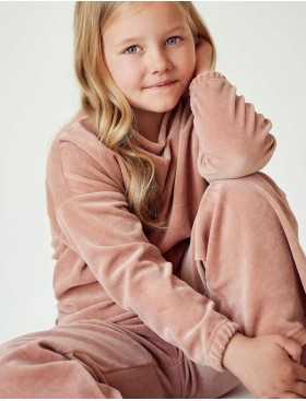 Велюровый домашний костюм Taro 3037/3049 BELLE, Цвет: бежевый, Размеры: 128, изображение 3