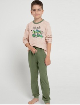 Детская пижама Taro 3086/3087/3090 SAMMY, Цвет: бежевый/хаки, Размеры: 128