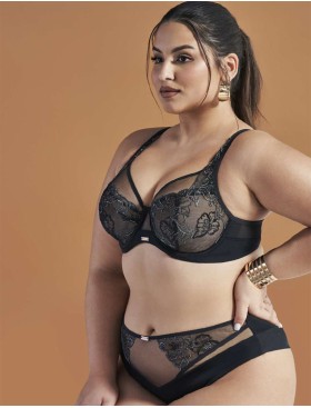 Мягкий бюстгальтер с вышивкой Ava TROPEA 2072 M Black, Цвет: черный, Размеры: 70I, изображение 9