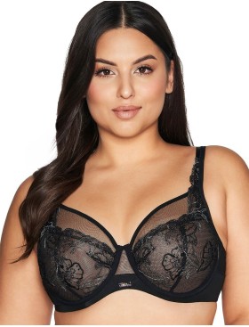 Мягкий бюстгальтер с вышивкой Ava TROPEA 2072 M Black, Цвет: черный, Размеры: 70I, изображение 6