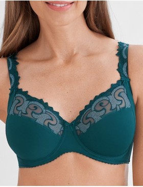 Мягкий бюстгальтер Felina 205210 RHAPSODY изумруд, Цвет: изумруд, Размеры: 90E