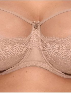 Бюстгальтер мягкий размера плюс Gaia 1262 CAMILLA M MAXI мокка, Цвет: мокка, Размеры: 70L, изображение 3