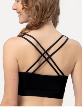 Женский топ Key LBT 005 черный, Цвет: черный, Размеры: S, изображение 2