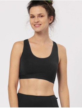 Женский топ Key LBT 005 черный, Цвет: черный, Размеры: S, изображение 3