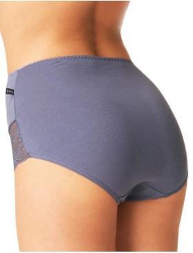 Набор высоких трусов слипов Key LPF 910 (2 шт) фиолетовый/жёлтый, Цвет: фиолетовый/жёлтый, Размеры: M, изображение 4