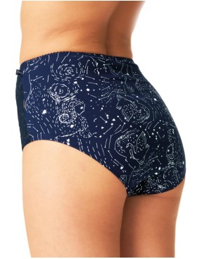 Набор высоких трусов слипов Key LPF 911 (2 шт) темно-синий/белый, Цвет: темно-синий/белый, Размеры: M, изображение 3