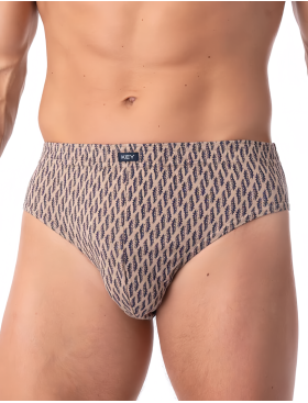 Набор трусов слипов Key MPC 821 (2 шт) синий+бежевый, Цвет: синий+бежевый, Размеры: M