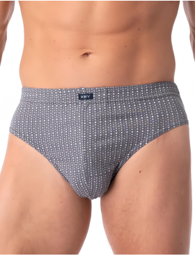 Мужские трусы слипы Key MPC 944 серый, Цвет: серый, Размеры: 4XL