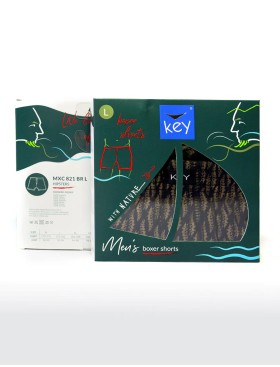 Мужские трусы-шорты Key MXC 821 темно-синий, Цвет: темно-синий, Размеры: 3XL, изображение 2