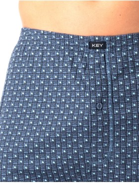 Свободные трусы-шорты Key MXC 945 синий/бирюзовый, Цвет: синий/бирюзовый, Размеры: 4XL, изображение 2