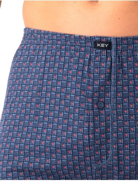 Свободные трусы-шорты Key MXC 945 синий/красный, Цвет: синий/красный, Размеры: 3XL, изображение 2