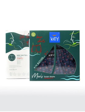 Свободные трусы-шорты Key MXC 945 синий/красный, Цвет: синий/красный, Размеры: 3XL, изображение 3