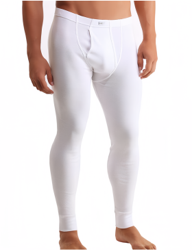 Кальсоны мужские Key MXL 012 белый, Цвет: белый, Размеры: L