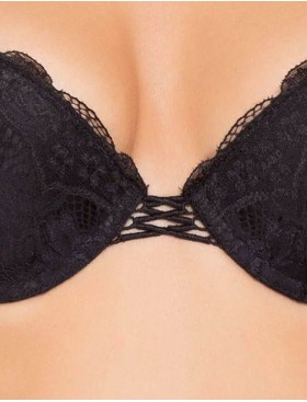 Бюстгальтер с пуш-ап Leilieve ITALIAN CLASS 3214 nero, Цвет: nero (черный), Размеры: 80B, изображение 2