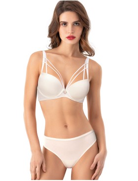 Бюстгальтер формованный Mioocchi ORNELLA 8191 latte di cocco, Цвет: latte di cocco (крем, Размеры: 85D, изображение 2