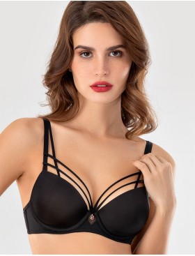 Бюстгальтер формованный Mioocchi ORNELLA 8191 nero, Цвет: nero (черный), Размеры: 70B, изображение 4