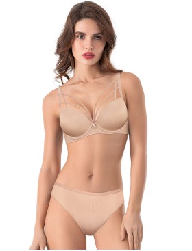 Бюстгальтер формованный Mioocchi ORNELLA 8191 nudo, Цвет: nudo (телесный), Размеры: 85D, изображение 2