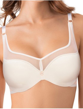 Бюстгальтер формованный пуш-ап Mioocchi ORNELLA 8192 latte di cocco, Цвет: latte di cocco (крем, Размеры: 85D