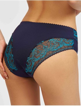 Трусы слипы биколор Simona M 035/98 кварц-лазурит, Цвет: кварц-лазурит, Размеры: L, изображение 2