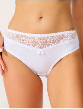 Трусы слипы Simona M 035 белый, Цвет: белый, Размеры: M