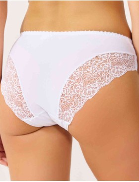 Трусы слипы Simona M 035 белый, Цвет: белый, Размеры: M, изображение 2