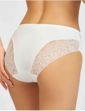 Трусы слипы Simona M 035 молоко-сетка, Цвет: молоко-сетка, Размеры: L, изображение 2