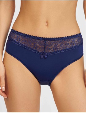 Трусы слипы Simona M 035 синий-сетка, Цвет: Синий-сетка, Размеры: M