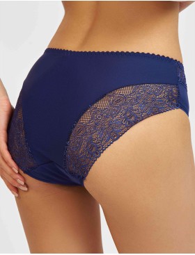 Трусы слипы Simona M 035 синий-сетка, Цвет: Синий-сетка, Размеры: M, изображение 2