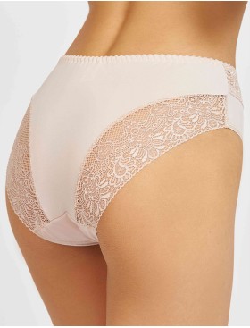 Трусы слипы Simona M 035 серебристый пион-сетка, Цвет: серебристый пион-сет, Размеры: M, изображение 2