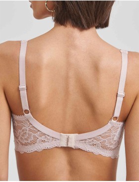 Бюстгальтер балконет Simona M 608 серебристый пион, Цвет: серебристый пион, Размеры: 90B, изображение 2