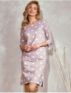 Ночная сорочка из хлопка Taro 3213 DOLLY, Цвет: светло-лиловый, Размеры: S