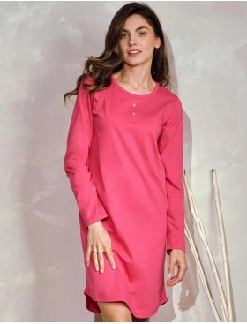 Хлопковая женская сорочка Taro 3223 DAPHNE, Цвет: розовый, Размеры: XL