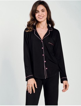 Пижама женская из вискозы Taro 3230 SYDNEY черный, Цвет: черный, Размеры: XL