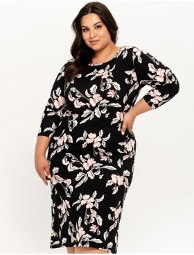 Ночная сорочка Taro 3233/3254 CHARLOTTE, Цвет: черный/бежевый, Размеры: 3XL, изображение 2