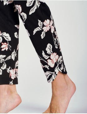 Хлопковая женская пижама Taro 3234/3255 KATIE, Цвет: бежево-розовый /черн, Размеры: M, изображение 4