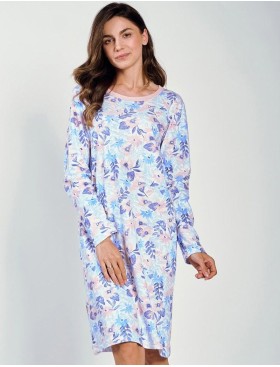 Ночная трикотажная сорочка Taro 3238/3261 GINNY, Цвет: голубой, Размеры: 3XL