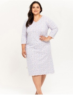 Женская хлопковая сорочка Taro 3241/3258 ARIELLA, Цвет: светло-голубой, Размеры: 4XL, изображение 2