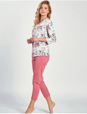 Пижама женская со штанами Taro 3247/3262 LOUISA, Цвет: мульти, Размеры: 3XL, изображение 2