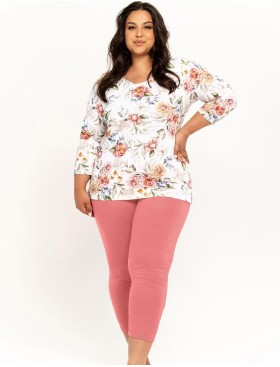 Пижама женская со штанами Taro 3247/3262 LOUISA, Цвет: мульти, Размеры: 3XL, изображение 3