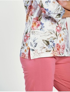 Пижама женская со штанами Taro 3247/3262 LOUISA, Цвет: мульти, Размеры: 3XL, изображение 4